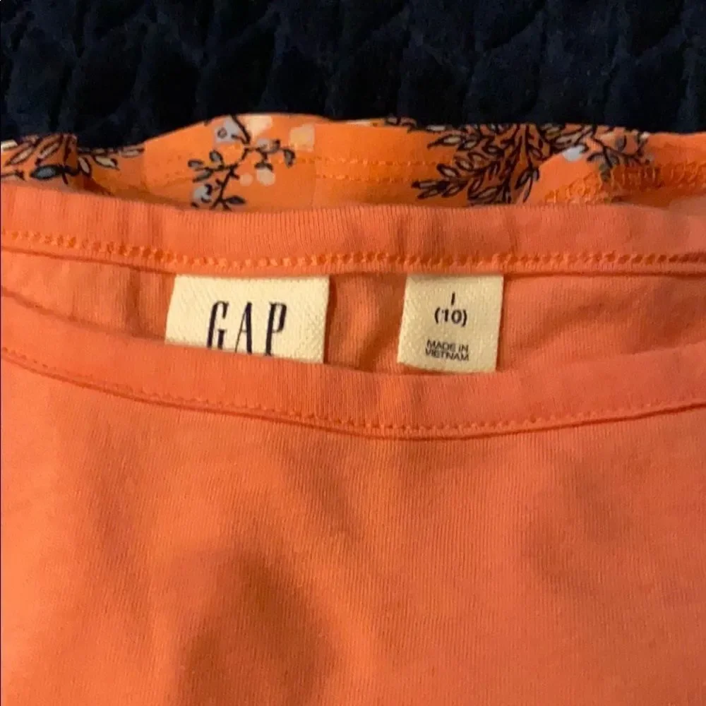 GAP cute crop Top with Ruffle Girl’s 10